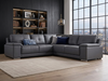Khansa Leather Sofa