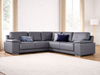 Khansa Leather Sofa
