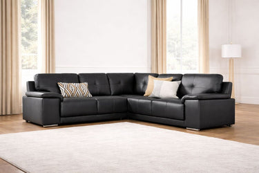 Khansa Leather Sofa